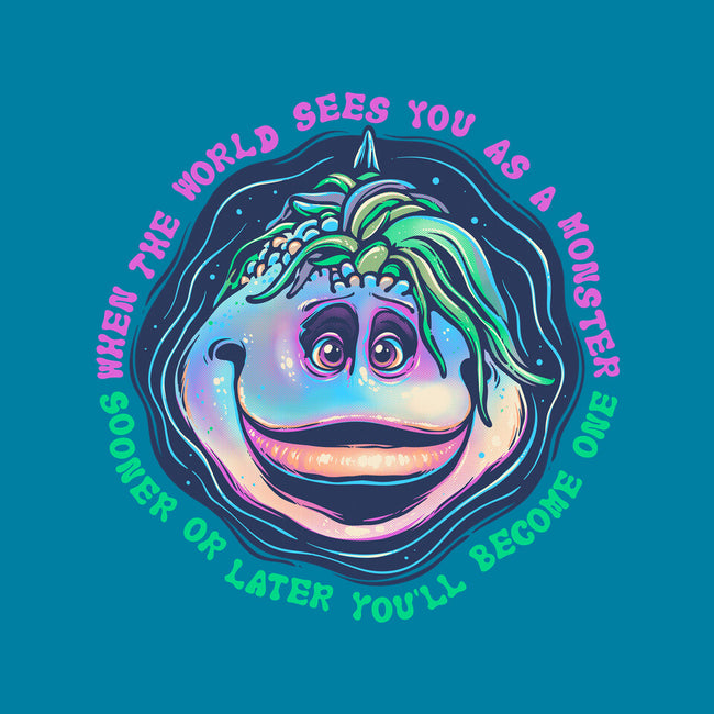 Becoming A Monster-Mens-Heavyweight-Tee-glitchygorilla