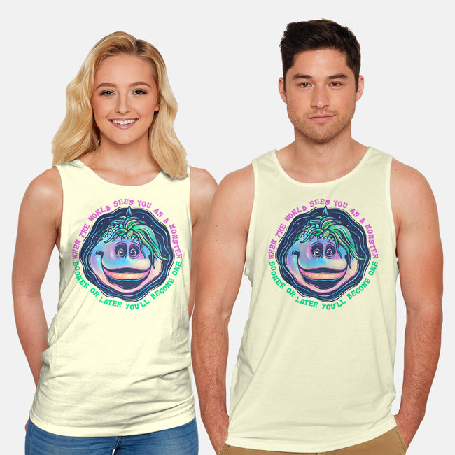 Becoming A Monster-Unisex-Basic-Tank-glitchygorilla