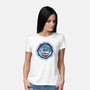 Becoming A Monster-Womens-Basic-Tee-glitchygorilla