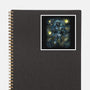 Starry Carbonite-None-Glossy-Sticker-zascanauta