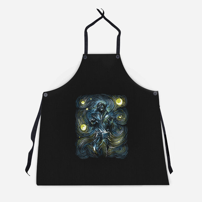Starry Carbonite-Unisex-Kitchen-Apron-zascanauta
