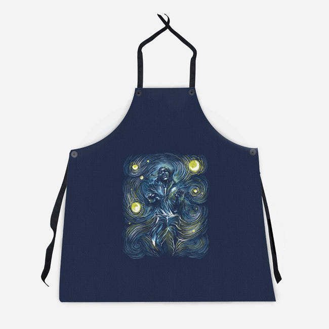Starry Carbonite-Unisex-Kitchen-Apron-zascanauta