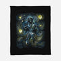 Starry Carbonite-None-Fleece-Blanket-zascanauta