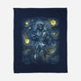 Starry Carbonite-None-Fleece-Blanket-zascanauta