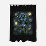 Starry Carbonite-None-Polyester-Shower Curtain-zascanauta