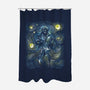 Starry Carbonite-None-Polyester-Shower Curtain-zascanauta