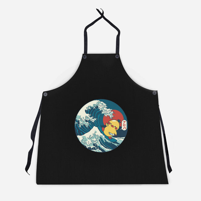 Kanagawa Violence Rubber Duck-Unisex-Kitchen-Apron-tobefonseca