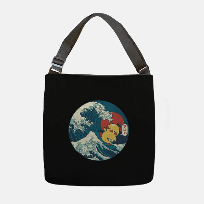 Kanagawa Violence Rubber Duck-None-Adjustable Tote-Bag-tobefonseca