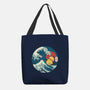Kanagawa Violence Rubber Duck-None-Basic Tote-Bag-tobefonseca