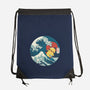 Kanagawa Violence Rubber Duck-None-Drawstring-Bag-tobefonseca