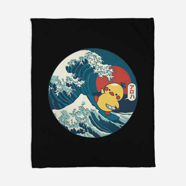 Kanagawa Violence Rubber Duck-None-Fleece-Blanket-tobefonseca