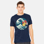 Kanagawa Violence Rubber Duck-Mens-Heavyweight-Tee-tobefonseca