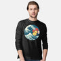 Kanagawa Violence Rubber Duck-Mens-Long Sleeved-Tee-tobefonseca