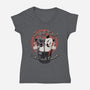 Trash Can Not Trash Can't-Womens-V-Neck-Tee-tobefonseca