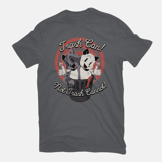 Trash Can Not Trash Can't-Womens-Fitted-Tee-tobefonseca