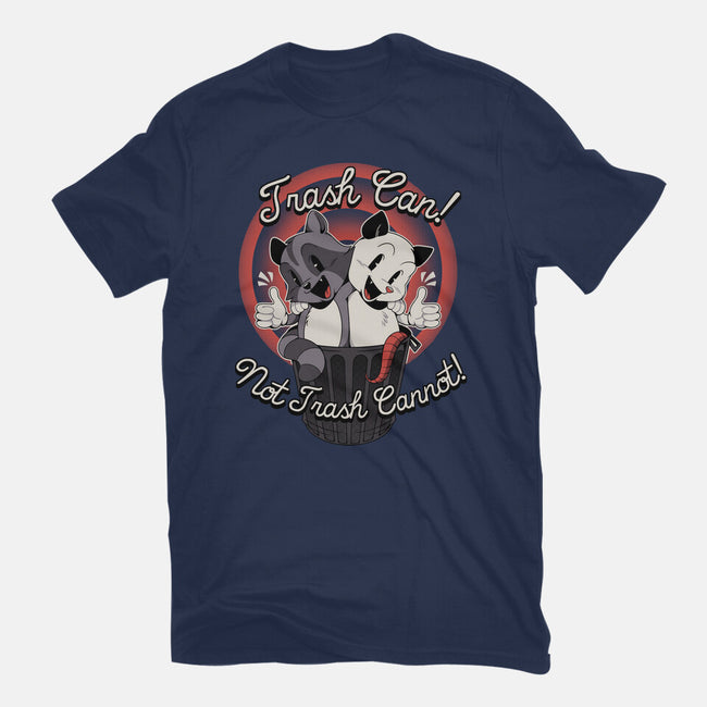 Trash Can Not Trash Can't-Womens-Fitted-Tee-tobefonseca