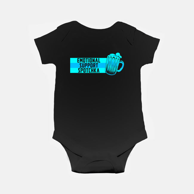 Emotional Support Spotchka-Baby-Basic-Onesie-tobefonseca