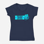 Emotional Support Spotchka-Womens-V-Neck-Tee-tobefonseca