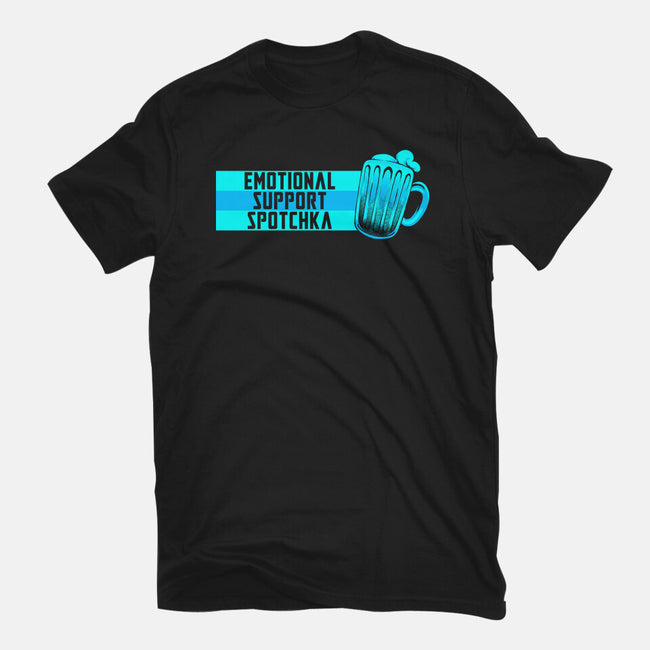 Emotional Support Spotchka-Unisex-Basic-Tee-tobefonseca