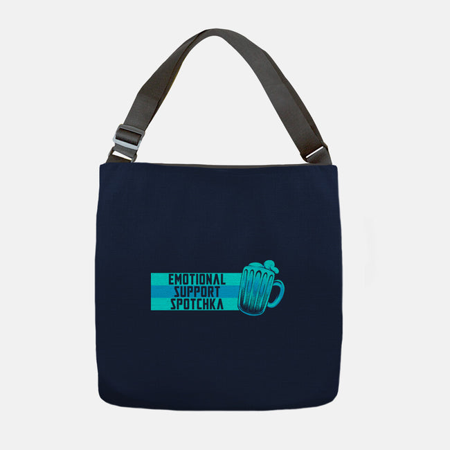 Emotional Support Spotchka-None-Adjustable Tote-Bag-tobefonseca