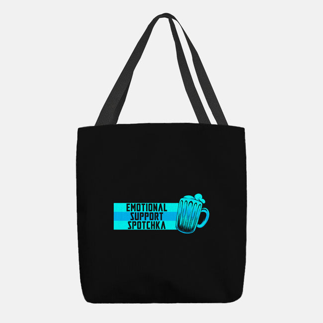 Emotional Support Spotchka-None-Basic Tote-Bag-tobefonseca