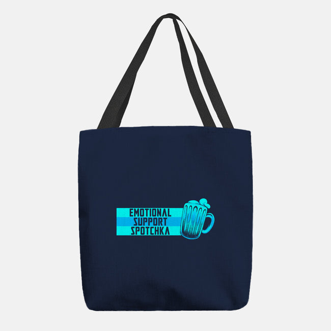 Emotional Support Spotchka-None-Basic Tote-Bag-tobefonseca