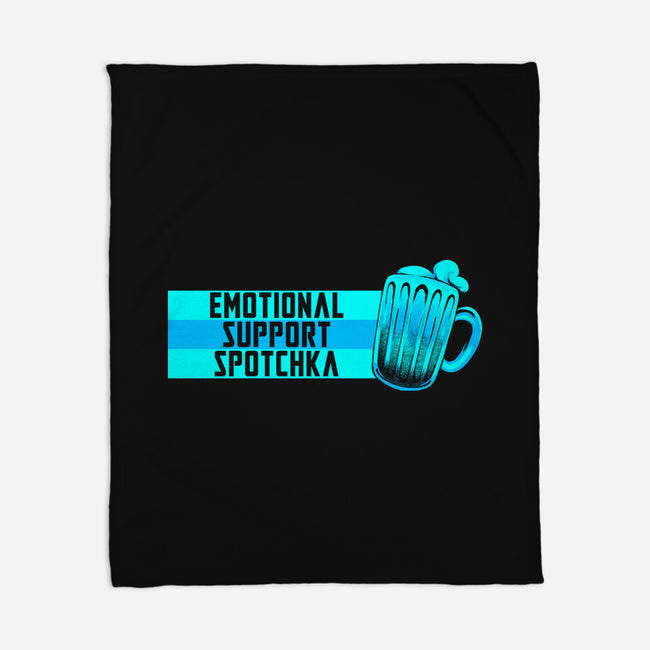 Emotional Support Spotchka-None-Fleece-Blanket-tobefonseca