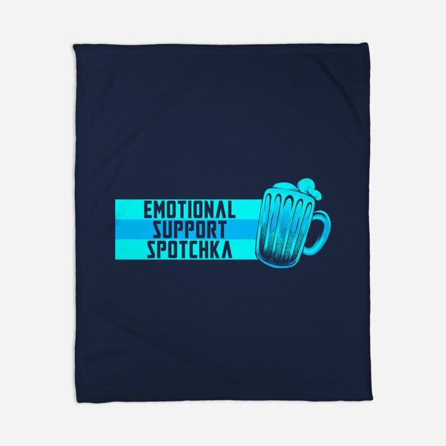 Emotional Support Spotchka-None-Fleece-Blanket-tobefonseca