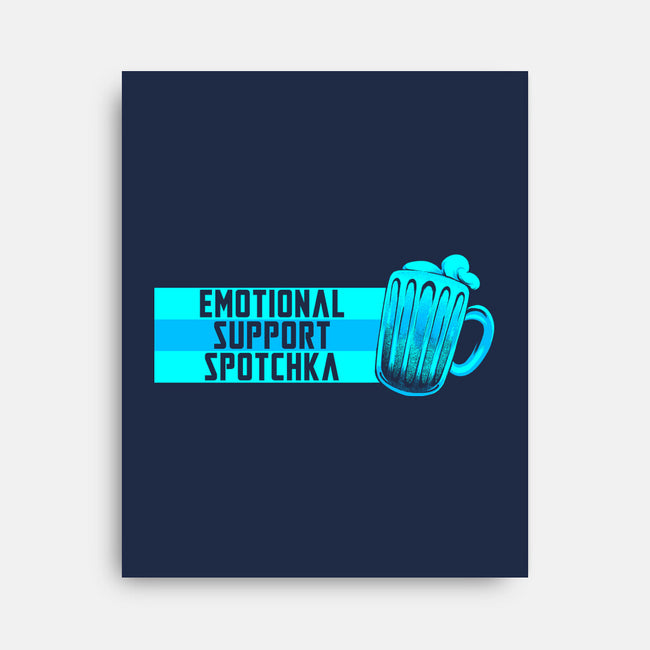 Emotional Support Spotchka-None-Stretched-Canvas-tobefonseca