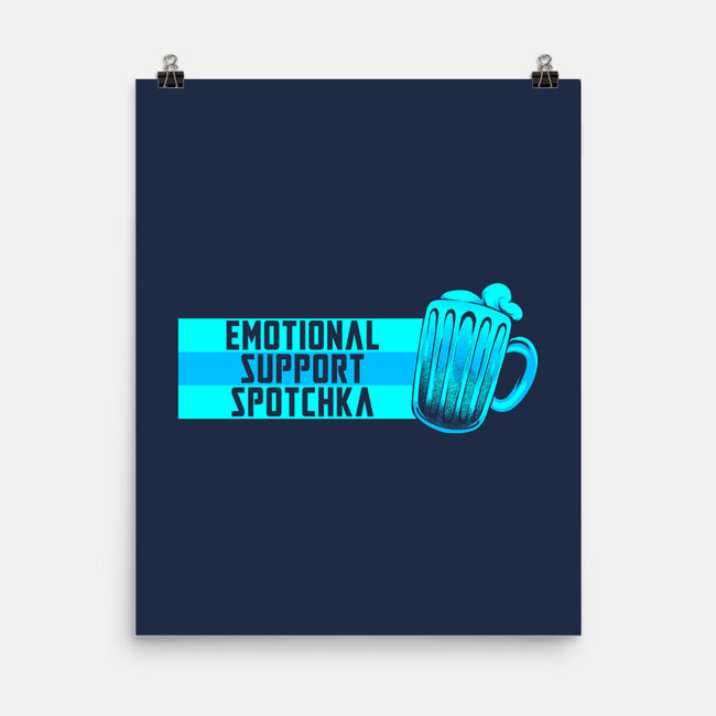 Emotional Support Spotchka-None-Matte-Poster-tobefonseca