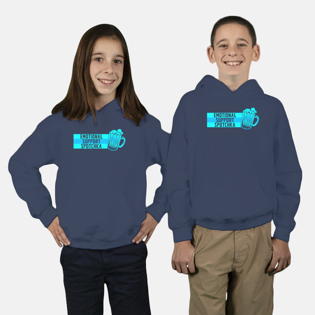 Emotional Support Spotchka-Youth-Pullover-Sweatshirt-tobefonseca