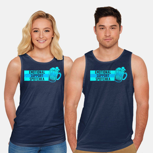 Emotional Support Spotchka-Unisex-Basic-Tank-tobefonseca