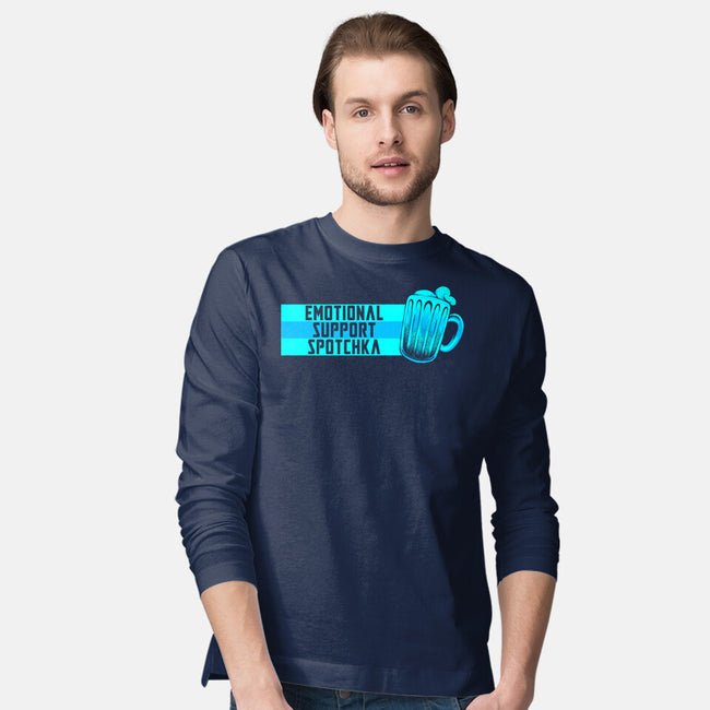 Emotional Support Spotchka-Mens-Long Sleeved-Tee-tobefonseca