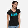 Emotional Support Spotchka-Womens-V-Neck-Tee-tobefonseca