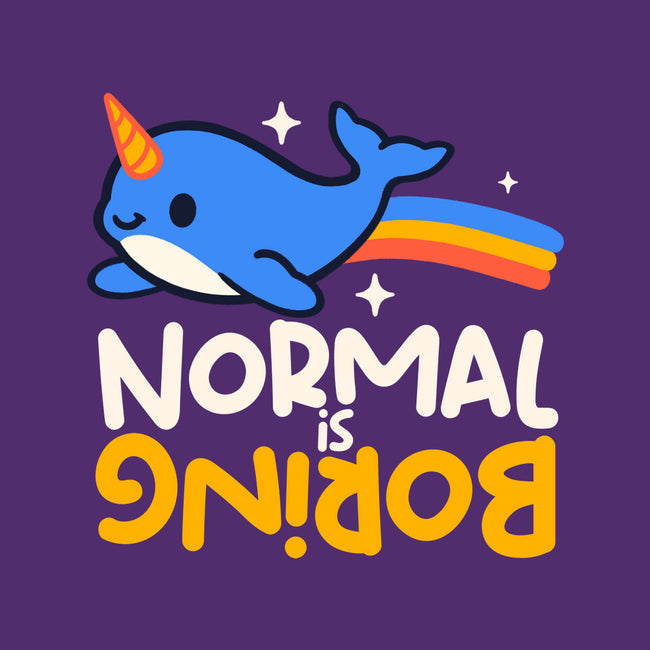 Normal Is Boring Narwhal-None-Adjustable Tote-Bag-NemiMakeit