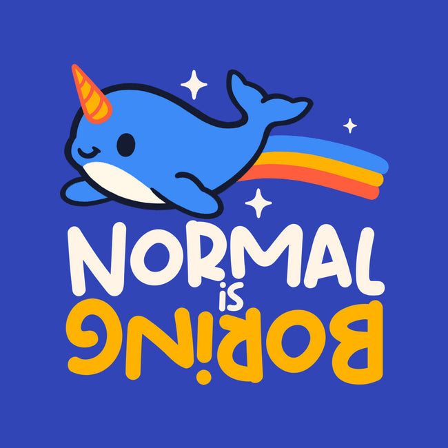 Normal Is Boring Narwhal-None-Basic Tote-Bag-NemiMakeit