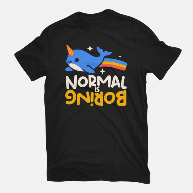 Normal Is Boring Narwhal-Mens-Premium-Tee-NemiMakeit