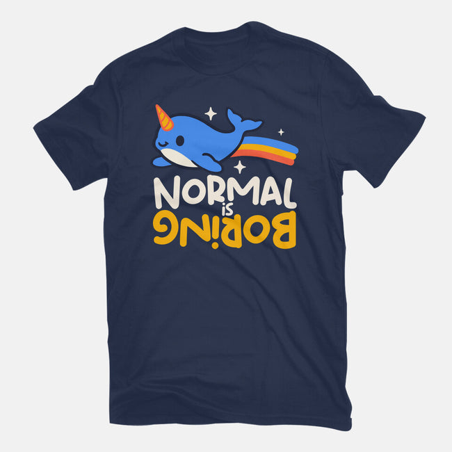 Normal Is Boring Narwhal-Youth-Basic-Tee-NemiMakeit