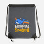 Normal Is Boring Narwhal-None-Drawstring-Bag-NemiMakeit