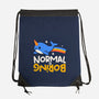 Normal Is Boring Narwhal-None-Drawstring-Bag-NemiMakeit