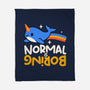 Normal Is Boring Narwhal-None-Fleece-Blanket-NemiMakeit