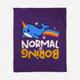 Normal Is Boring Narwhal-None-Fleece-Blanket-NemiMakeit