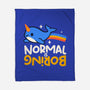 Normal Is Boring Narwhal-None-Fleece-Blanket-NemiMakeit