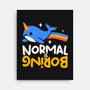 Normal Is Boring Narwhal-None-Stretched-Canvas-NemiMakeit