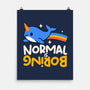 Normal Is Boring Narwhal-None-Matte-Poster-NemiMakeit