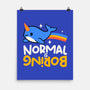 Normal Is Boring Narwhal-None-Matte-Poster-NemiMakeit