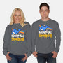 Normal Is Boring Narwhal-Unisex-Crew Neck-Sweatshirt-NemiMakeit