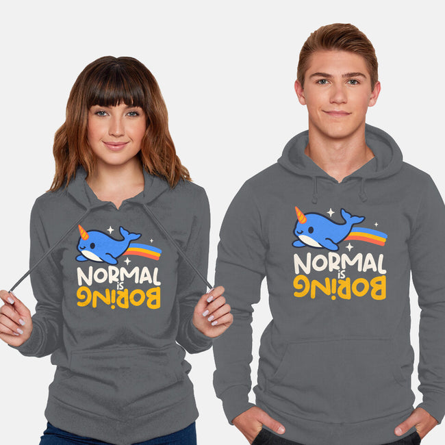 Normal Is Boring Narwhal-Unisex-Pullover-Sweatshirt-NemiMakeit
