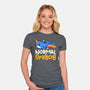 Normal Is Boring Narwhal-Womens-Fitted-Tee-NemiMakeit