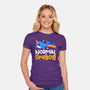 Normal Is Boring Narwhal-Womens-Fitted-Tee-NemiMakeit